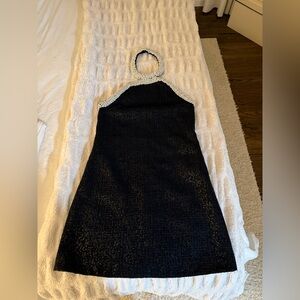 Self portrait Boucle Pearl sequin dress